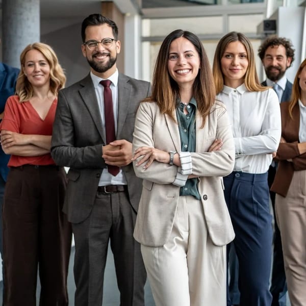 Diverse professional team in a meeting